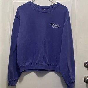 Hollister Purple Crewneck Sweatshirt